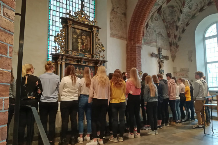 Ledarkursens avslutning, ledarna välsignas