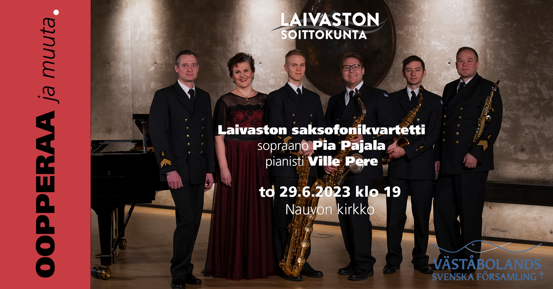 Reklambild på konsert